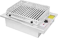 Churrasqueira Elétrica de Embutir com Grelha Argetina, Sem fumaça, Inox, 110v ou 220v (220v)