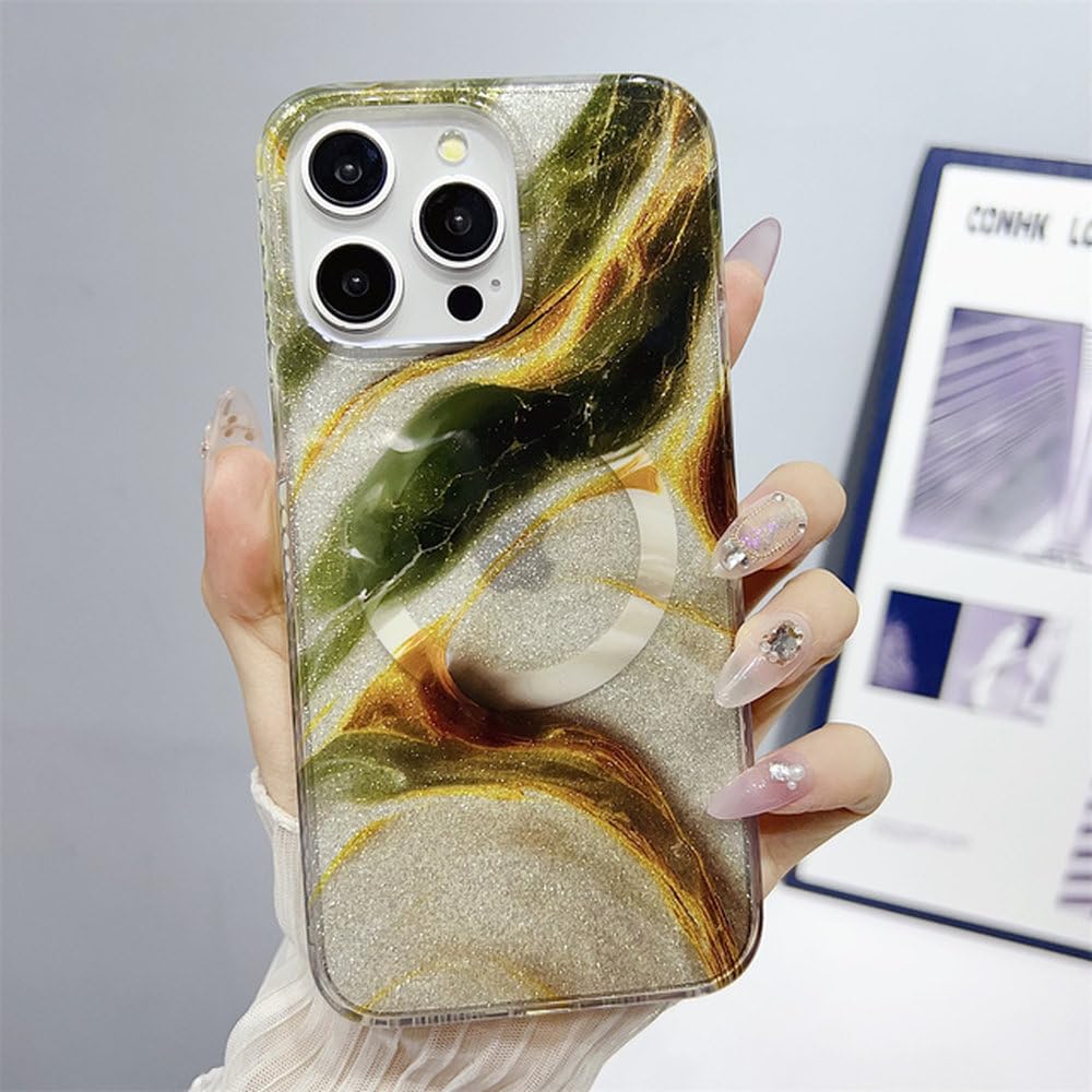 Coque iPhone 13 magnétique marbre contre les rayures - 7