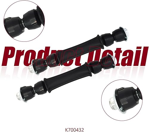 Miniatura 4 de Kit de suspensión de brazo de control superior delantero de 10 piezas, barra estabilizadora, varillas de repuesto para Cadillac Escalade 07-14,