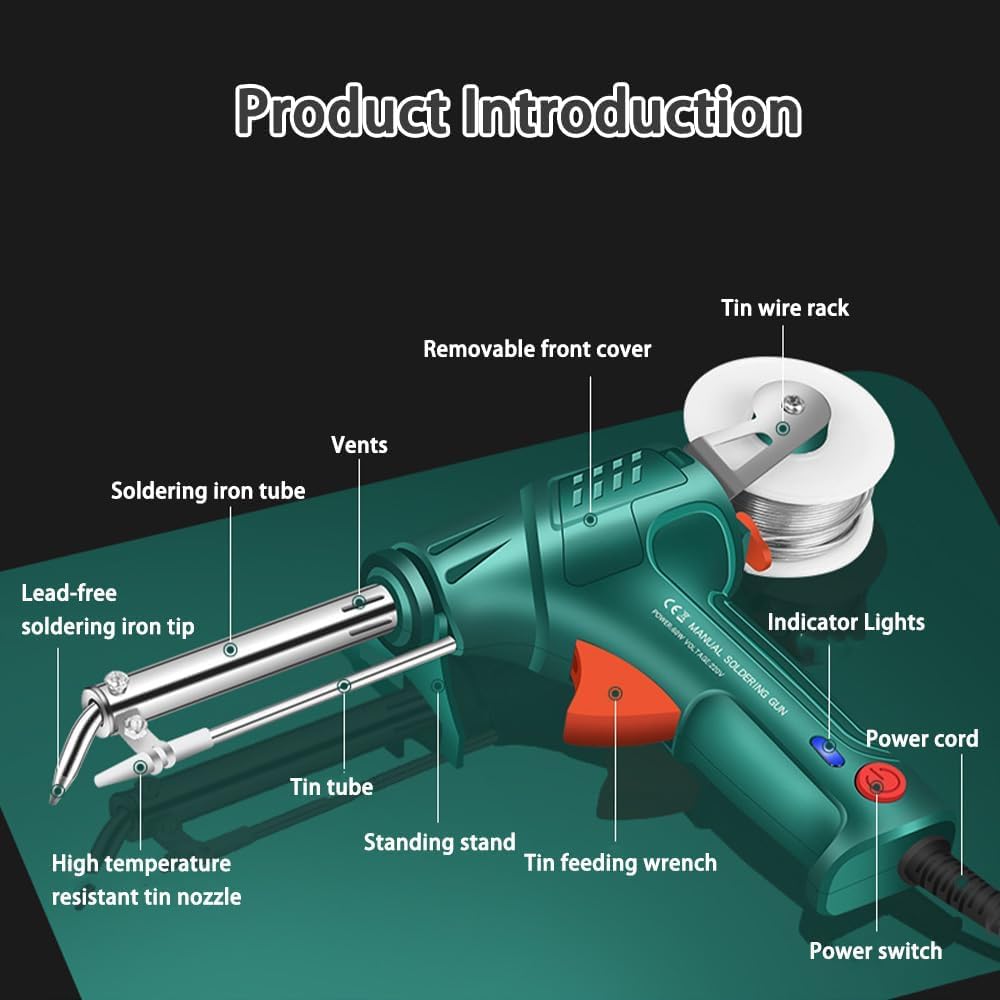 Multi-function Soldering Iron Soldering Gun Set, Lötkolben-Set, 60W
