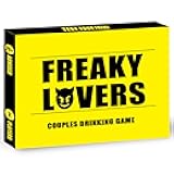 Couple Drinking Game for Date Night to Test Your Freak, Fun Couple Game for Romantic Anniversary & Valentines Birthdays Gift (Freaky Lovers)
