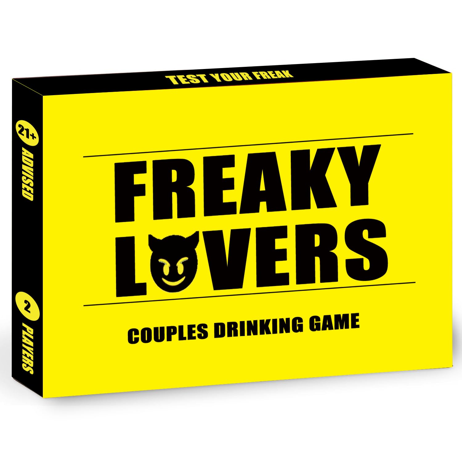 Trikendou Couple Drinking Game for Date Night to Test Your Freak, Fun Couple Game for Romantic Anniversary & Valentines Birthdays Gift (Freaky Lovers)