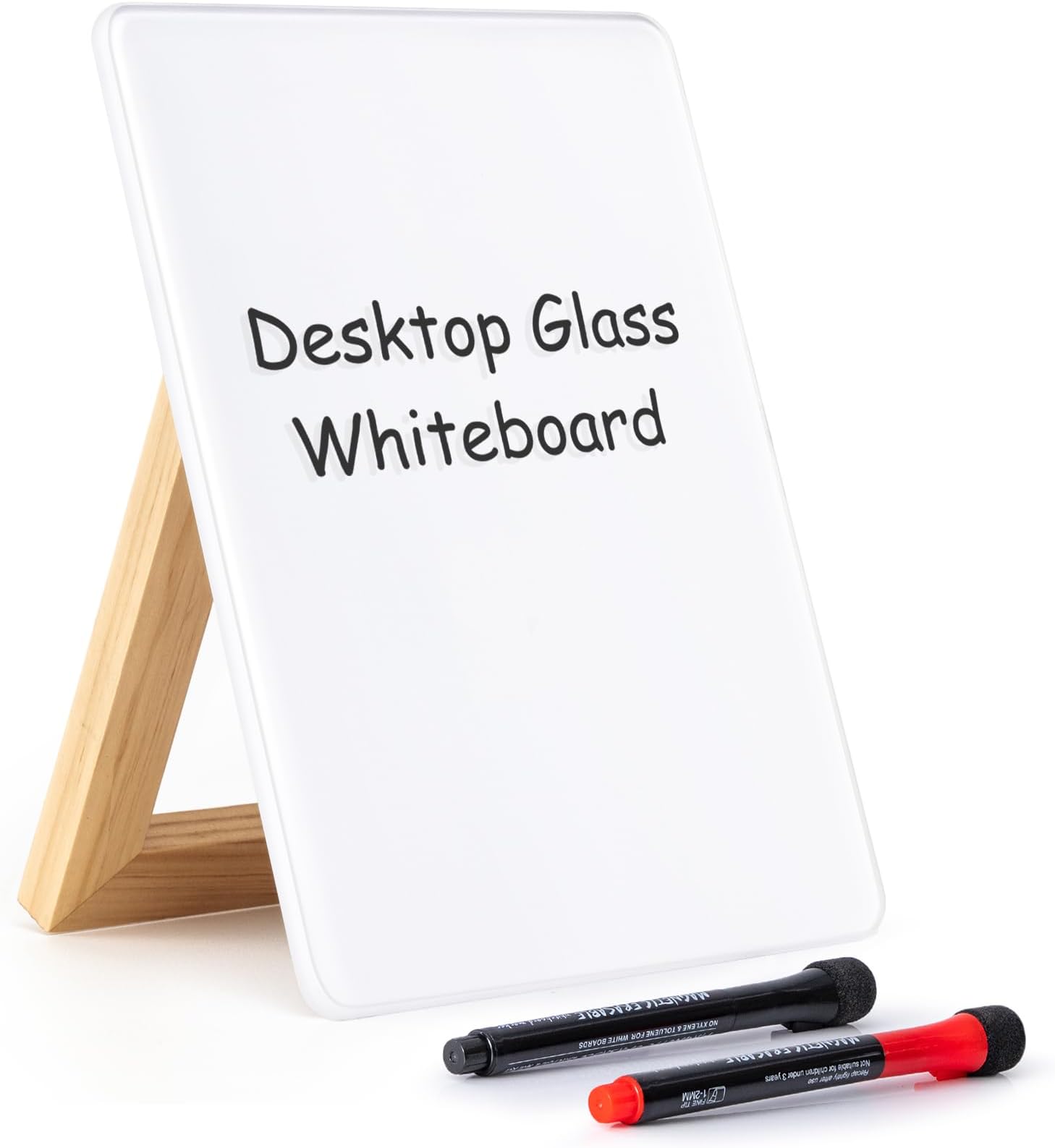 Quartet Glass Whiteboard Desktop Easel, 9" x 11", Dry