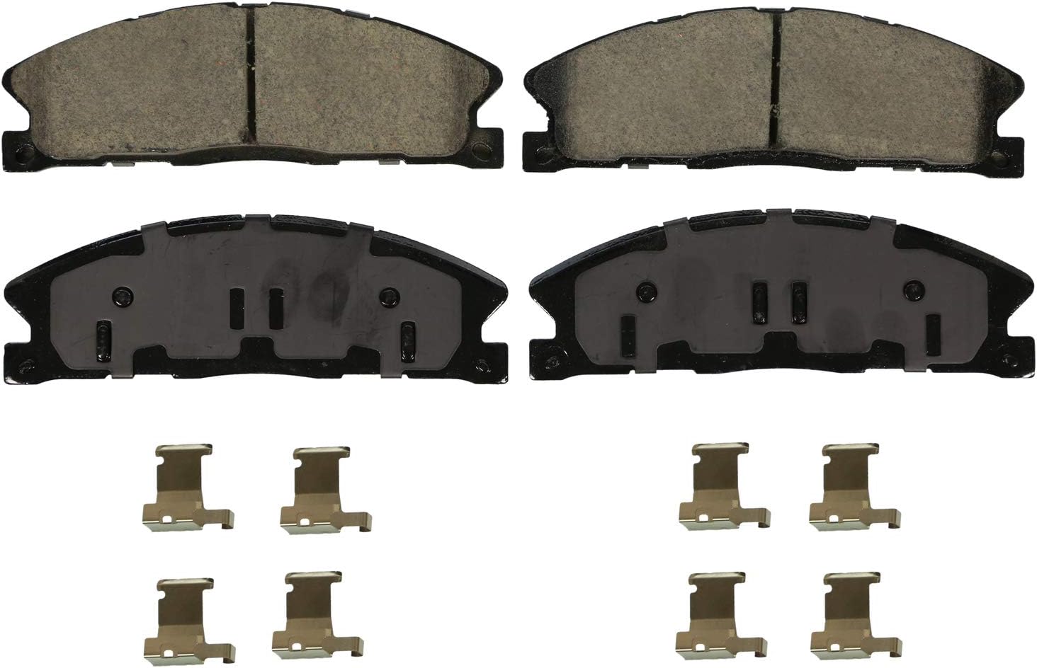 Wagner QS ZD1611 Disc Brake Pad Set, Chamfered Edges for Smooth, Quiet Stops, Fits 2013–2015 Ford Explorer