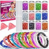 Pipihome Regalos Niñas 6 7 8 9 10 11 12 Años | Kit Artesanía DIY | Kit Manualidades Niños | Juguetes Niña 5 Años, Pulseras de agua con purpurina...
