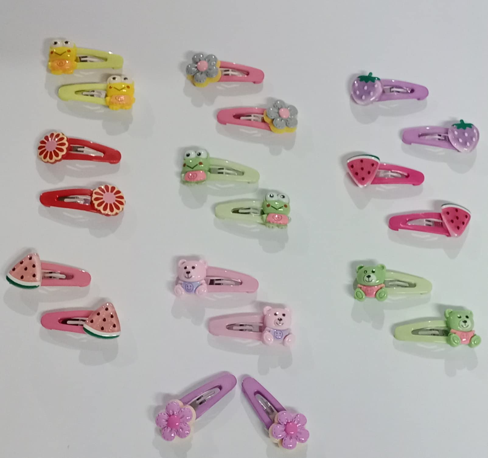 Hair Clips for Kids Tic Tac Clips for Baby Girls Baby Hair Clips Set Latest Fancy Hair Pins for Baby Girls Kids pack o 14 pcs