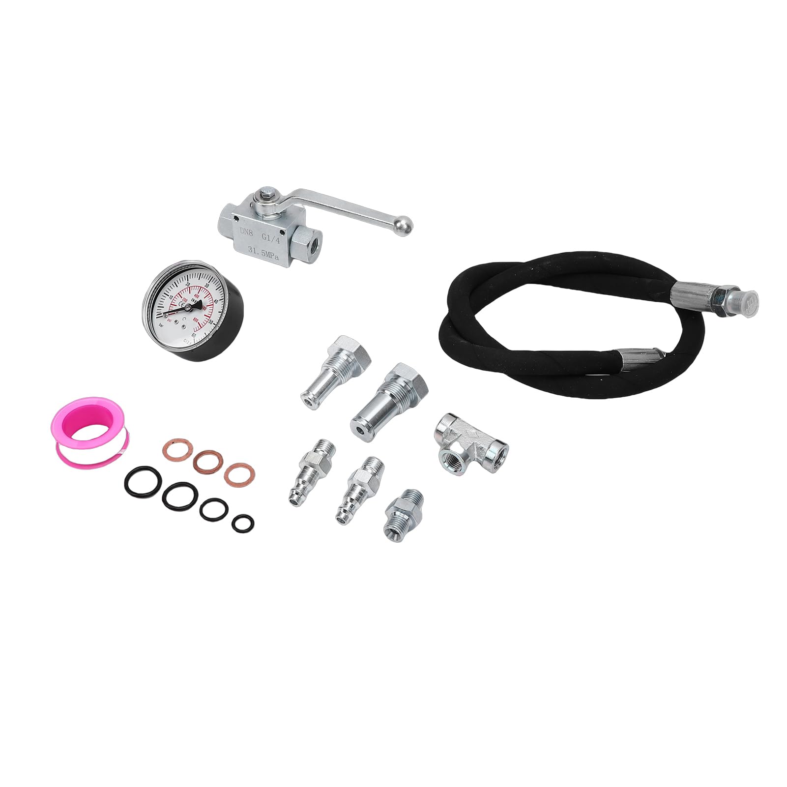 Ausla Kit de Herramientas de Prueba de Aire IPR, Detector de de Aceite de Alta Presión para Manguera de 6.0L 7.3L, 5300 PSI para Detección Precisa de Fugas y Diagnóstico del Motor