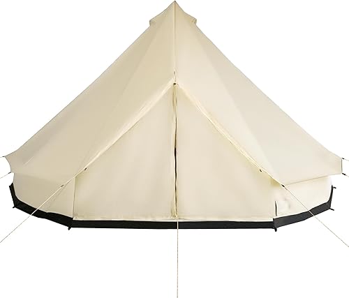 Outsunny Tienda de campaña de yurta para 10 personas con interior espacioso, diseño transpirable e impermeable, para campamento familiar al aire