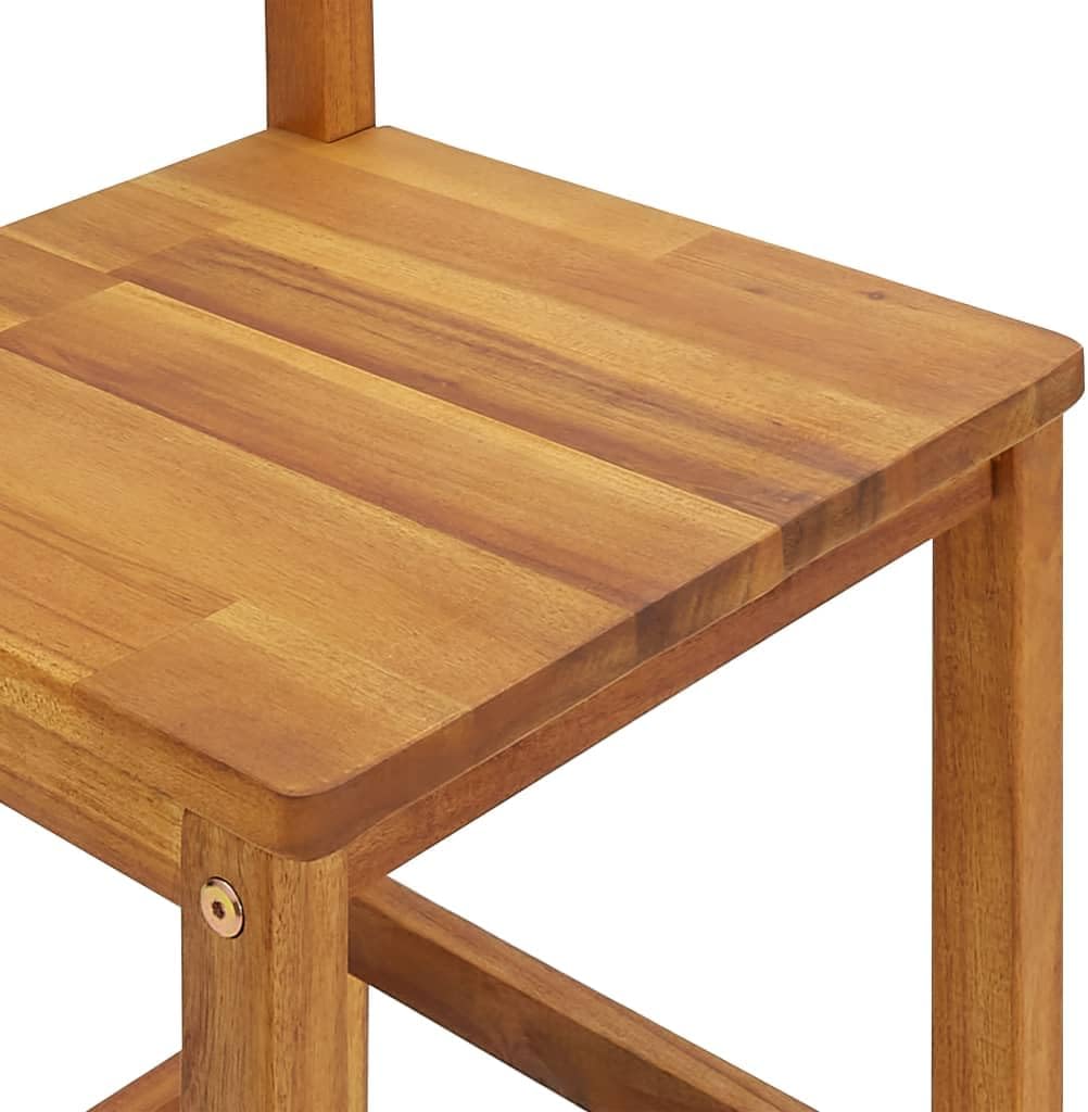 Furniture Sets 9 Piece Patio Bar Set Solid Wood Acacia Outdoor Furniture