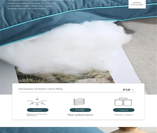 Miniatura 6 de XWWDP - Almohada de algodón para adultos, almohada de cuello para dormir, almohada de cama de hotel de cinco estrellas, almohada individual para