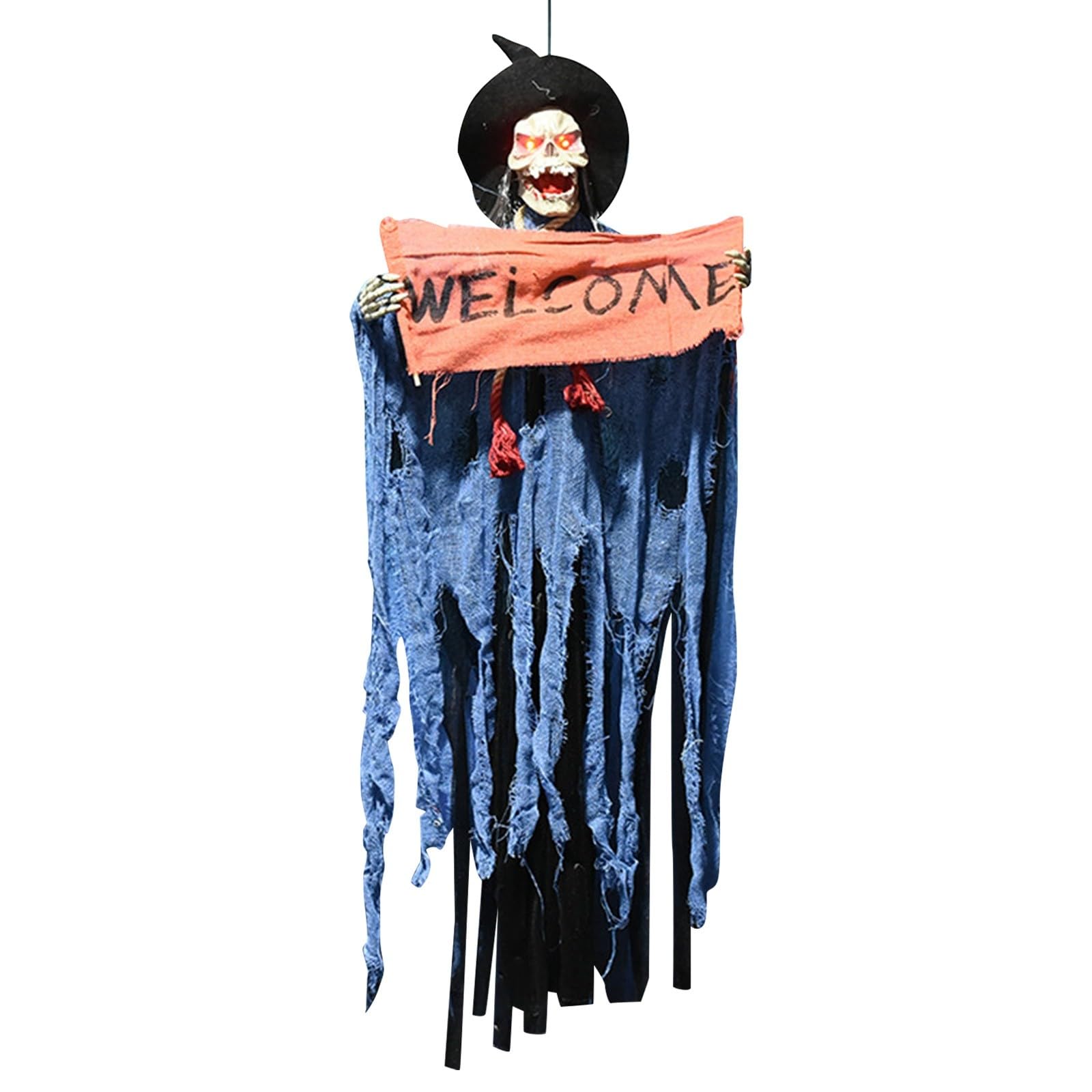 Le squisite decorazioni e gli oggetti di scena di Halloween hanno arricchito l'atmosfera misteriosa del festival, creando un'esperienza di Halloween unica! (A, 125x46cm)