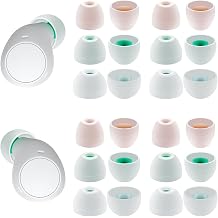 Klowcok Replacement Ear Tips for Sony WF-C700N / WF-C710N / WF-C510 / WF-C500 Wireless Earbuds, Soft Silicone Eartips Compatible with Sony WI-C100 /WI-C200 Headphones, 12 Pairs S/M/L White