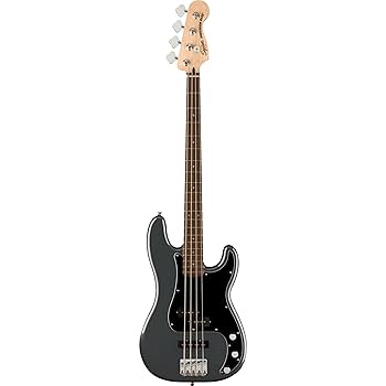 【10726】 Squier silver series precision B Fender Squier Debut Series Precision Bass Guitar, Beginner