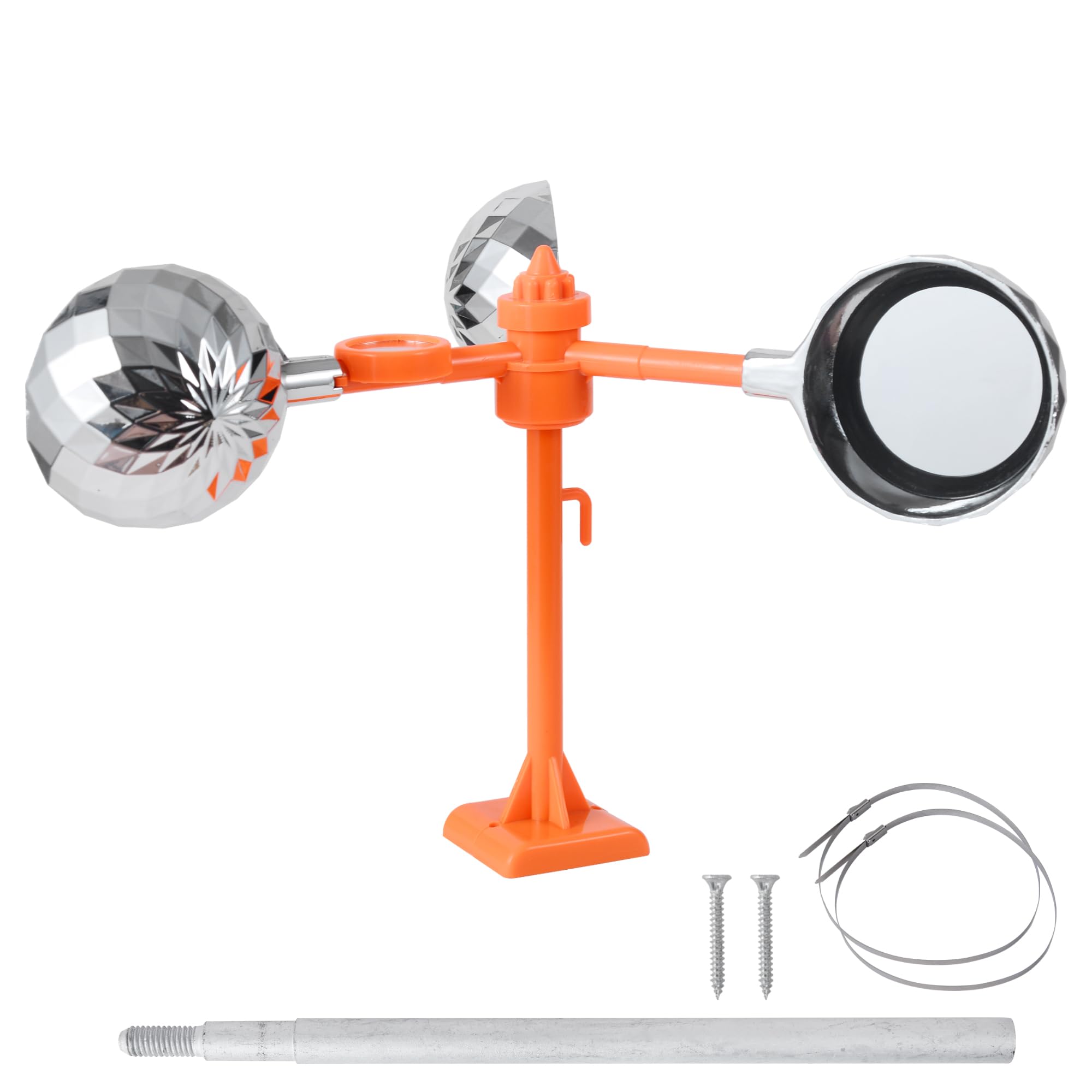 XINGTS Pigeon Deterrent,Bird Deterrents for Outside Patio,Reflective Spinning Bird Deterrent for Garden,Roof and Balcony,Woodpecker Deterrent Scare Devices,Best Way to Keep Pigeons and Birds Away