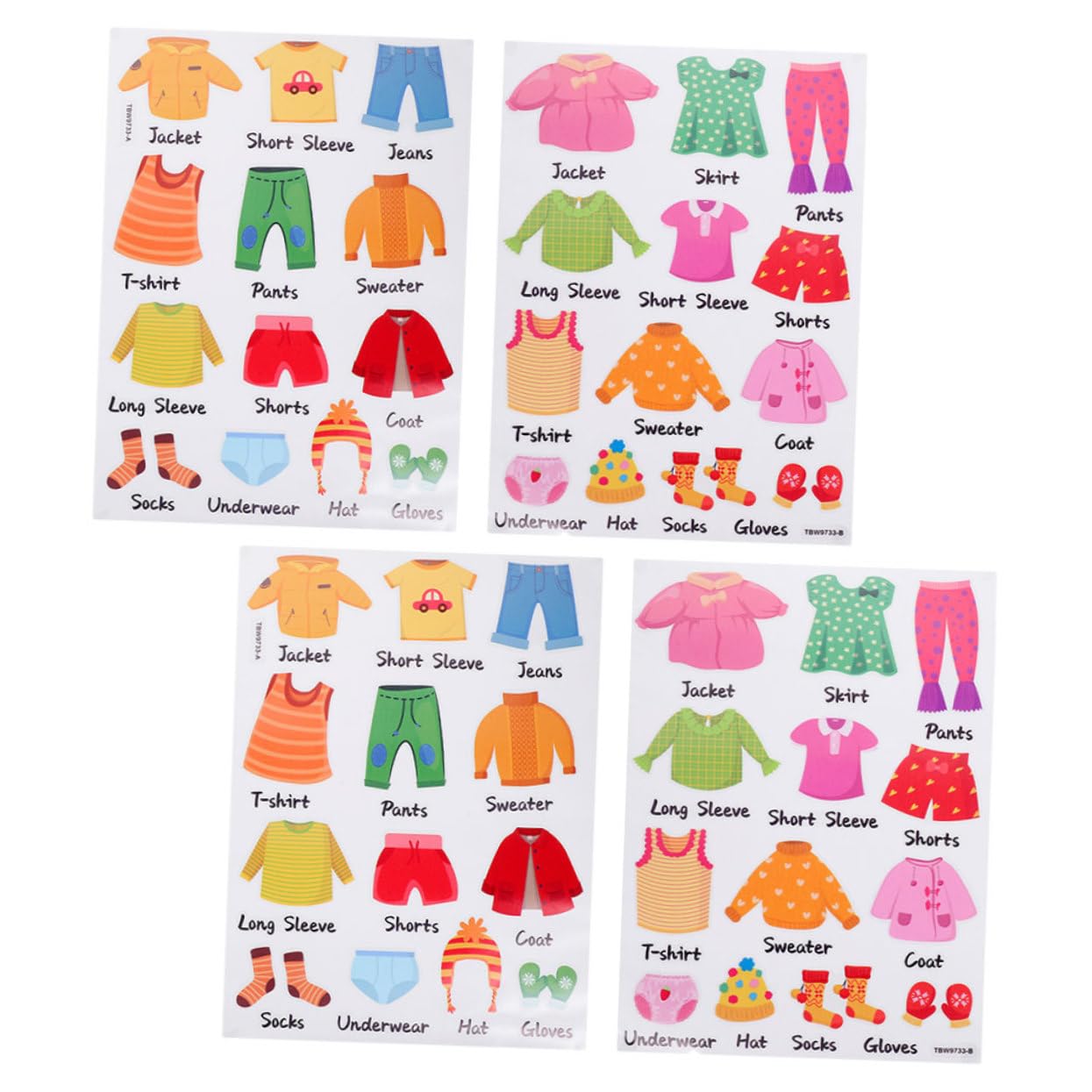 VICASKY 8 Set Di Etichette Adesive Per Lordinamento Di Armadi E Cassetti Etichette Adesive Per Lorganizzazione Dei Vestiti Facili Da Staccare E Attaccare
