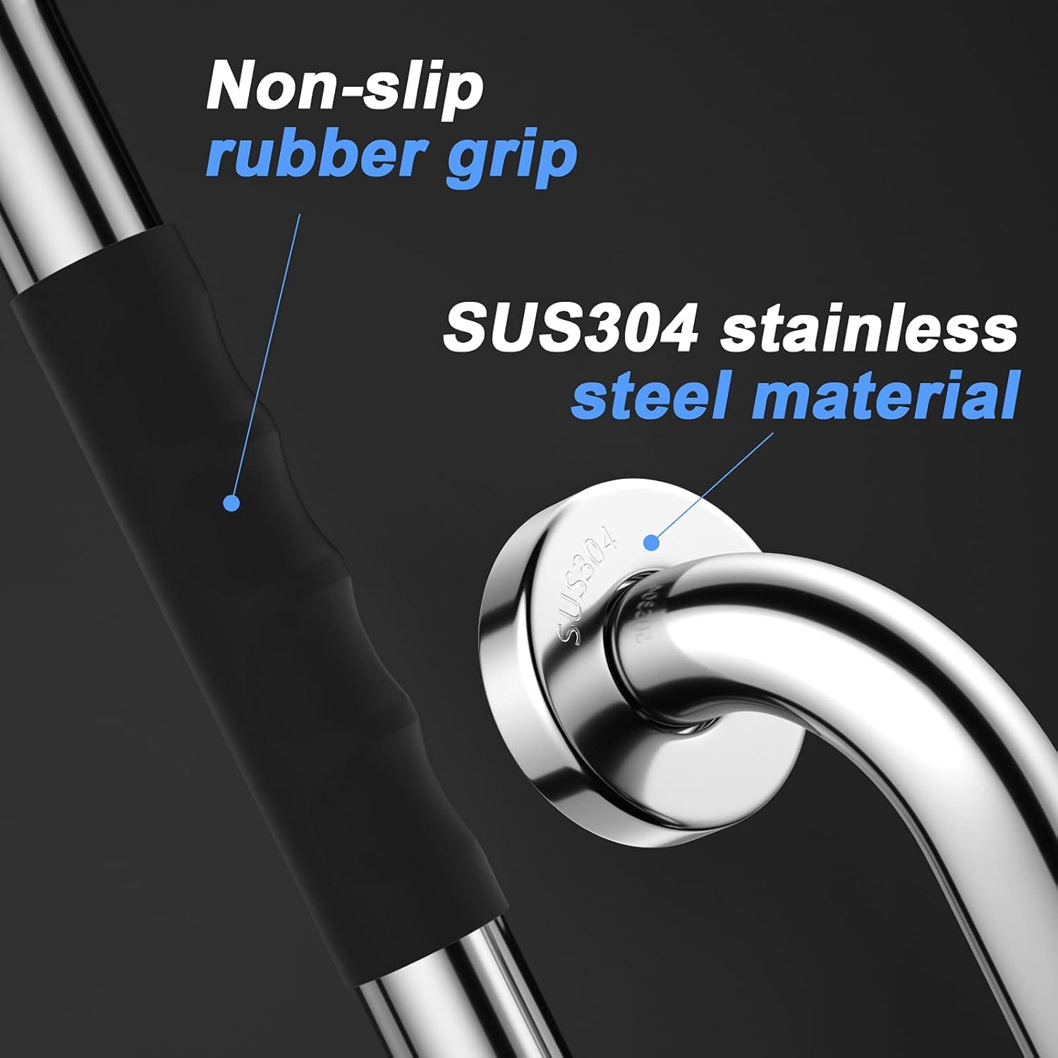 iSTAR Paper Towel Holder β 15 Inch Self-Adhesive or Drilling Wall Mounted Kitchen Roll Holder, Under Cabinet Tissue Holder, Rustproof Space Saving Organizer for Kitchen & Bathroom, Pack of 1, Black 2