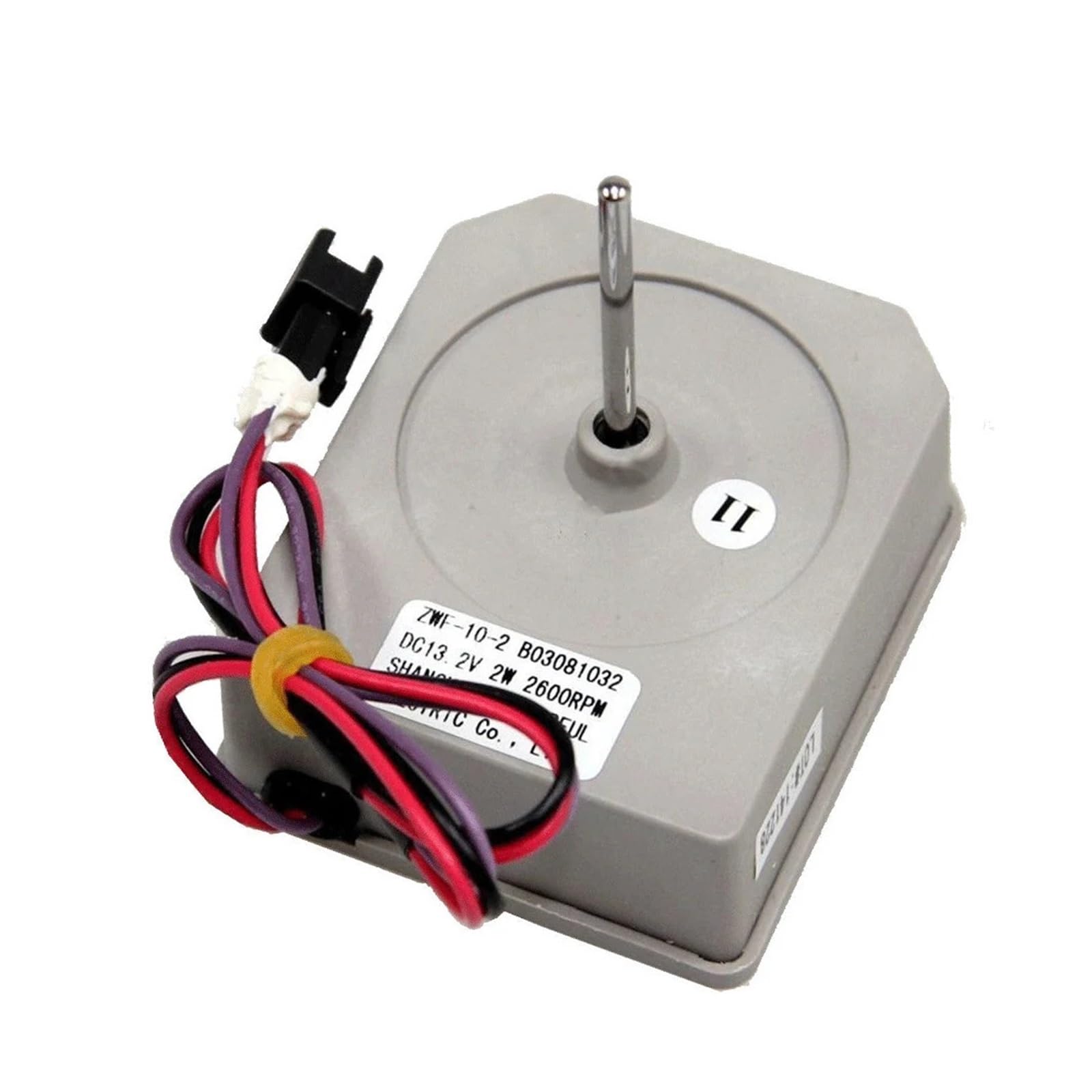 Motor De Ventilador De Refrigerador De Doble Puerta DC13.2V 2W 2600RPM ZWF-10-2 B03081032, Compatible Con Meiling Y Otros Ventiladores De Refrigeración