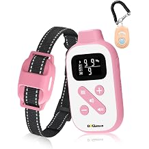 No Shock Dog Training Collar, Vibrating Dog Collar with Remote 2800Ft, Vibration Collar for Small Medium Large Dogs - No Prongs Black