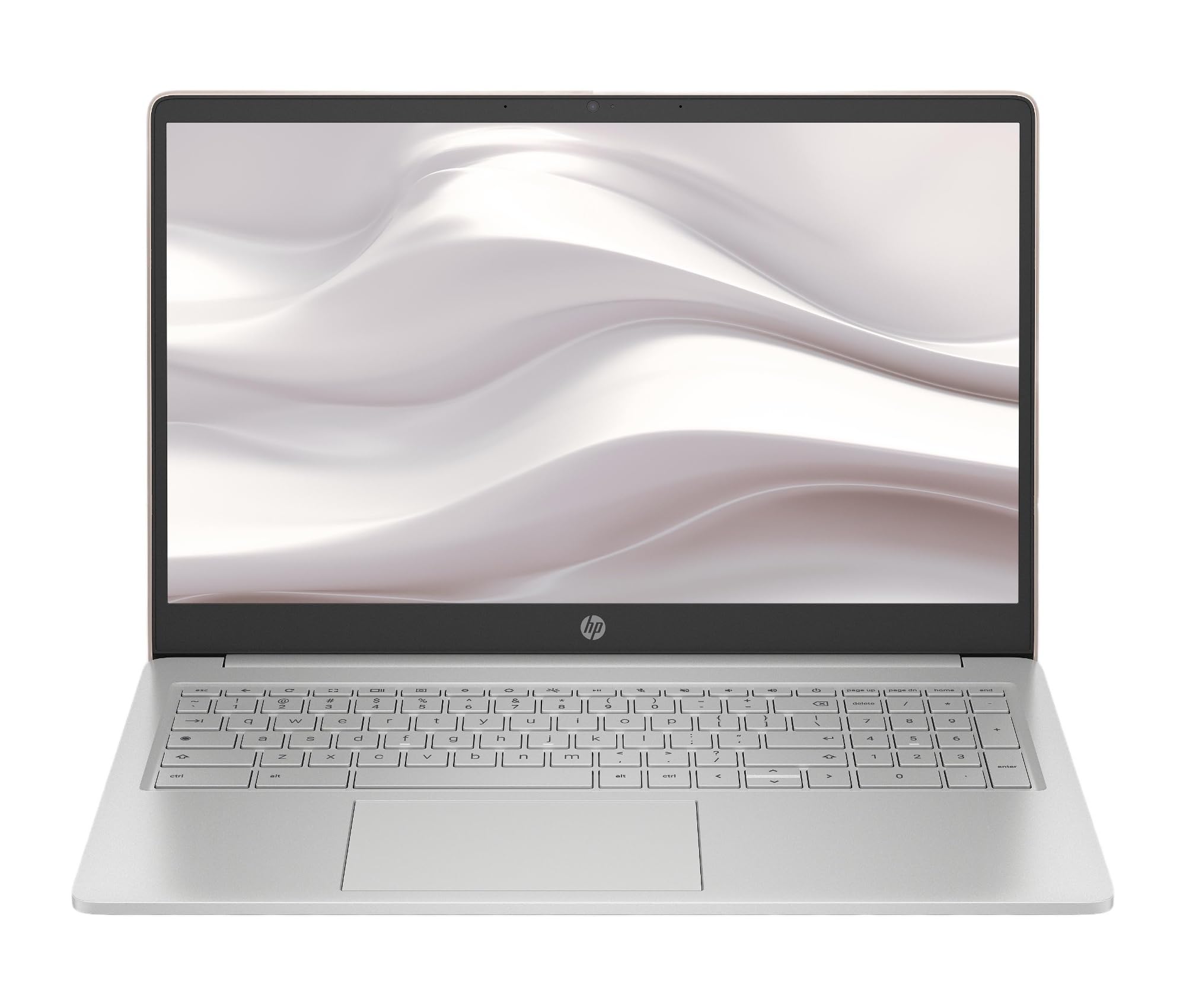 HP Chromebook 15a-na0000sl, Intel Celeron N4500, 8GB RAM LPDDR4, eMMC da 128GB, Display da 15,6" HD, SVA, Antiriflesso, Scheda grafica Intel UHD 600, Wi-Fi, Webcam HD, ChromeOS, Rose Gold