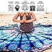 Folkulture Set of 2 Mandala Tapestry Hippie Indian Round Mandala Beach Blanket Picnic Table Cover Boho Gypsy Cotton Tablecloth Beach Towel Meditation Rug Circle Yoga Mat - 72 Inches, Blue and Pink