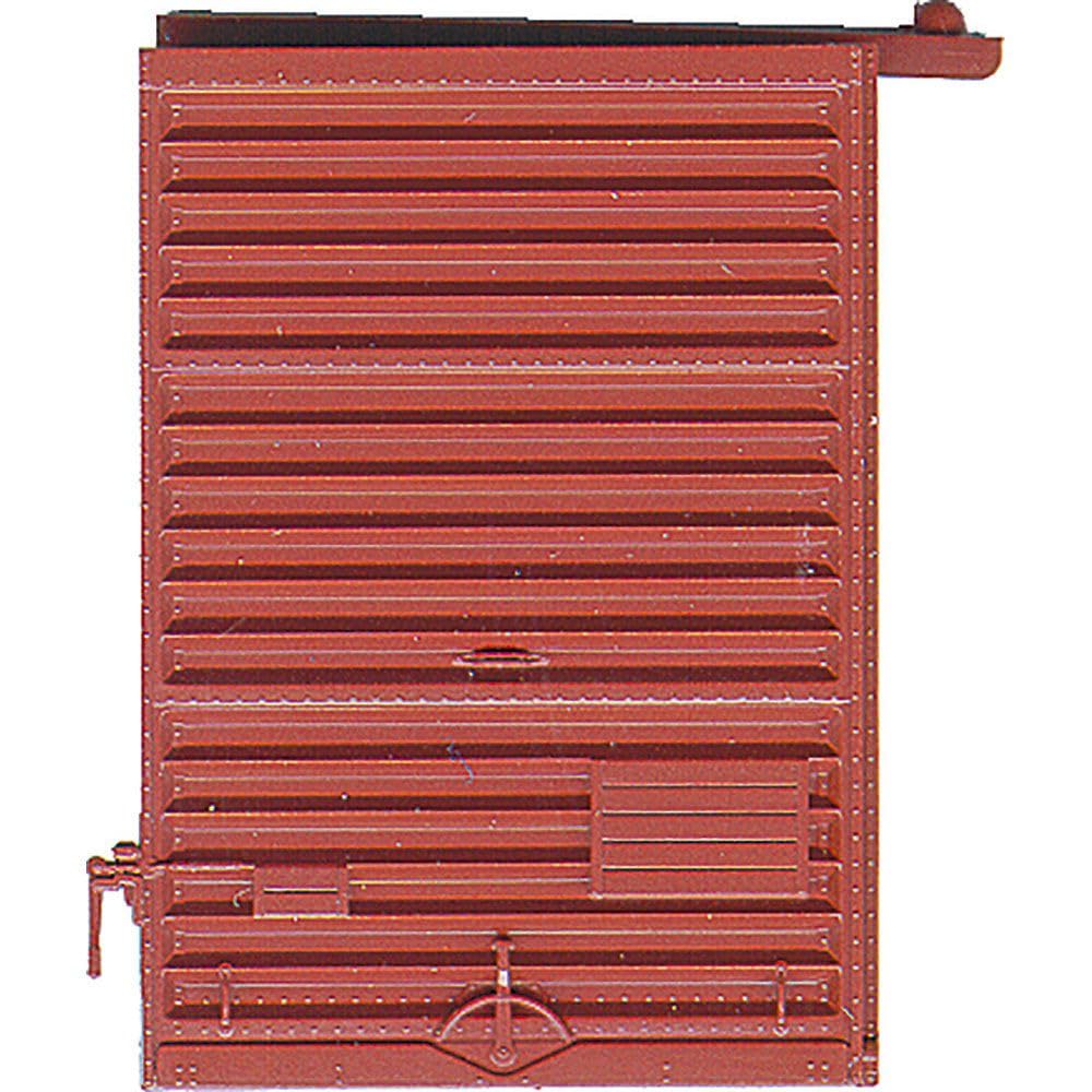 Kadee 2236 HO Scale 7' Youngstown Box Car Door w/Low Tack Board pkg(2) - Red Oxide