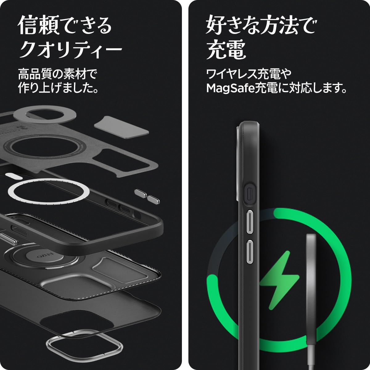 Amazon.co.jp: Spigen iPhone 13 ケース Magsafe対応 超薄型 超軽量