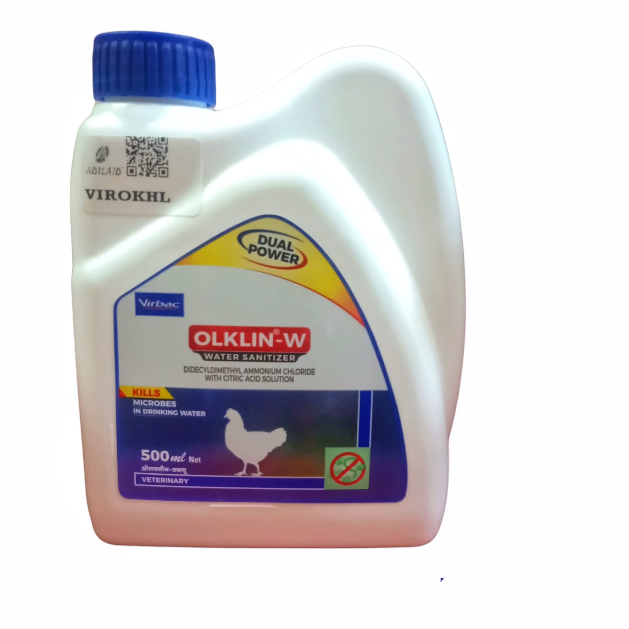 OLKLIN-W Water SANITIZER to Kills Microbes in Drinking Water & Utensils of Poultry Cattle, Birds & Other Farm Animals (500 Ml) (B09TRDNT3S) Amazon Price History, Amazon Price Tracker