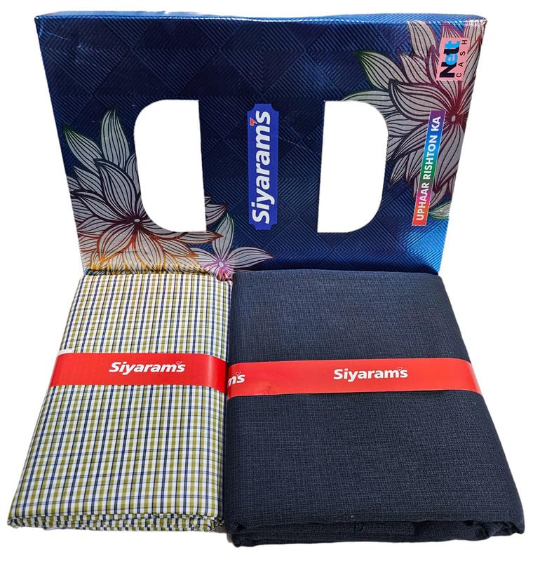 siyaram's Shirt & Trouser Fabric in Box Packing (Shirt-2.35 m, Pant-1.25 m)-picture-14