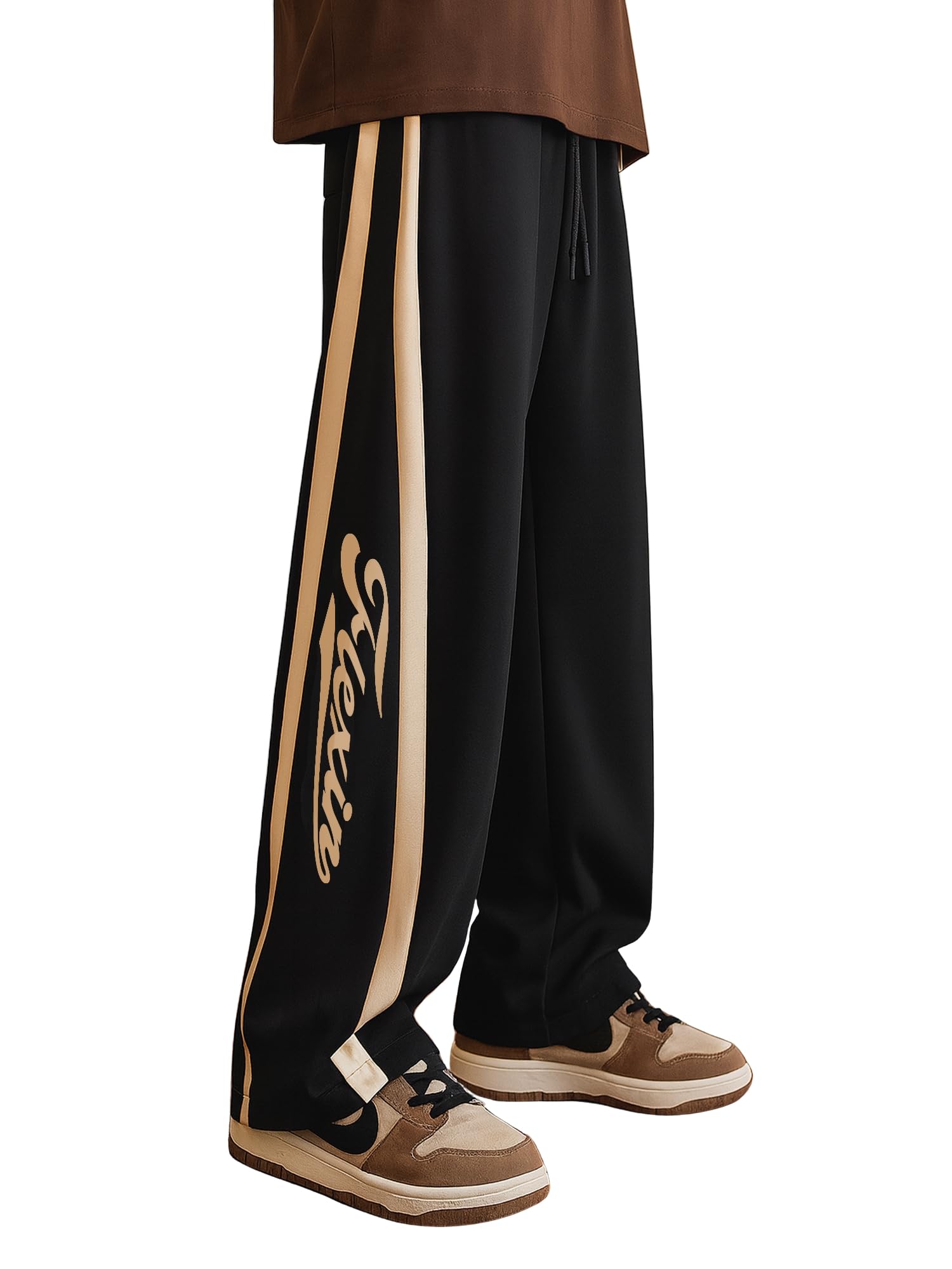 jump cuts || Mens || Printed Side Tape || Polyester || Trackpant-picture-53