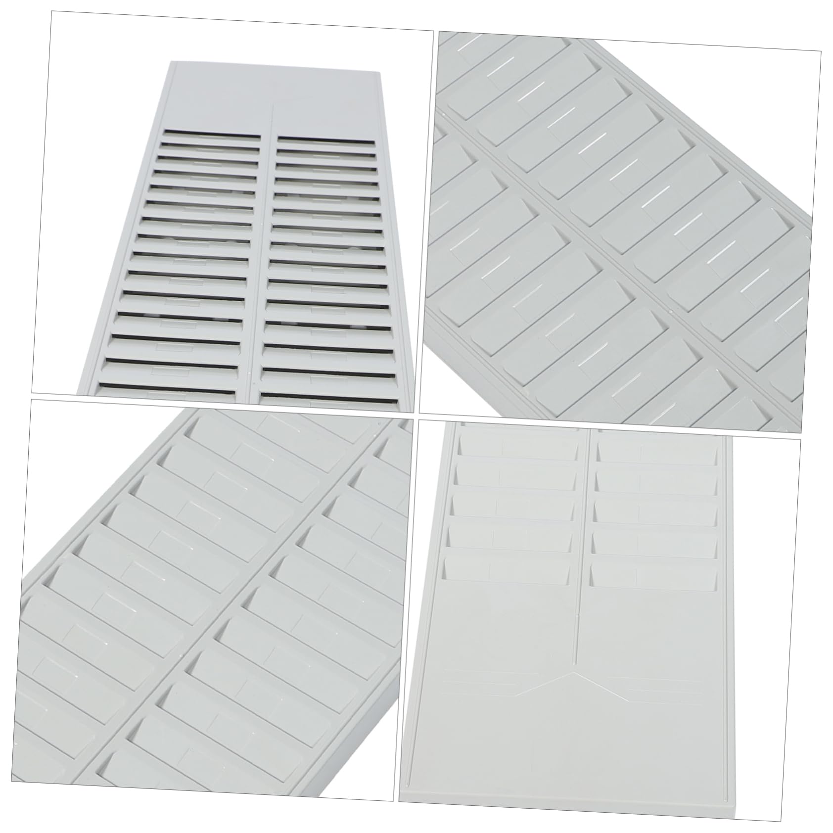Estante Flexible Para Almacenamiento 50 Tarjetas De Soporte Plástico Resistente Pared Organizador De Mercancías