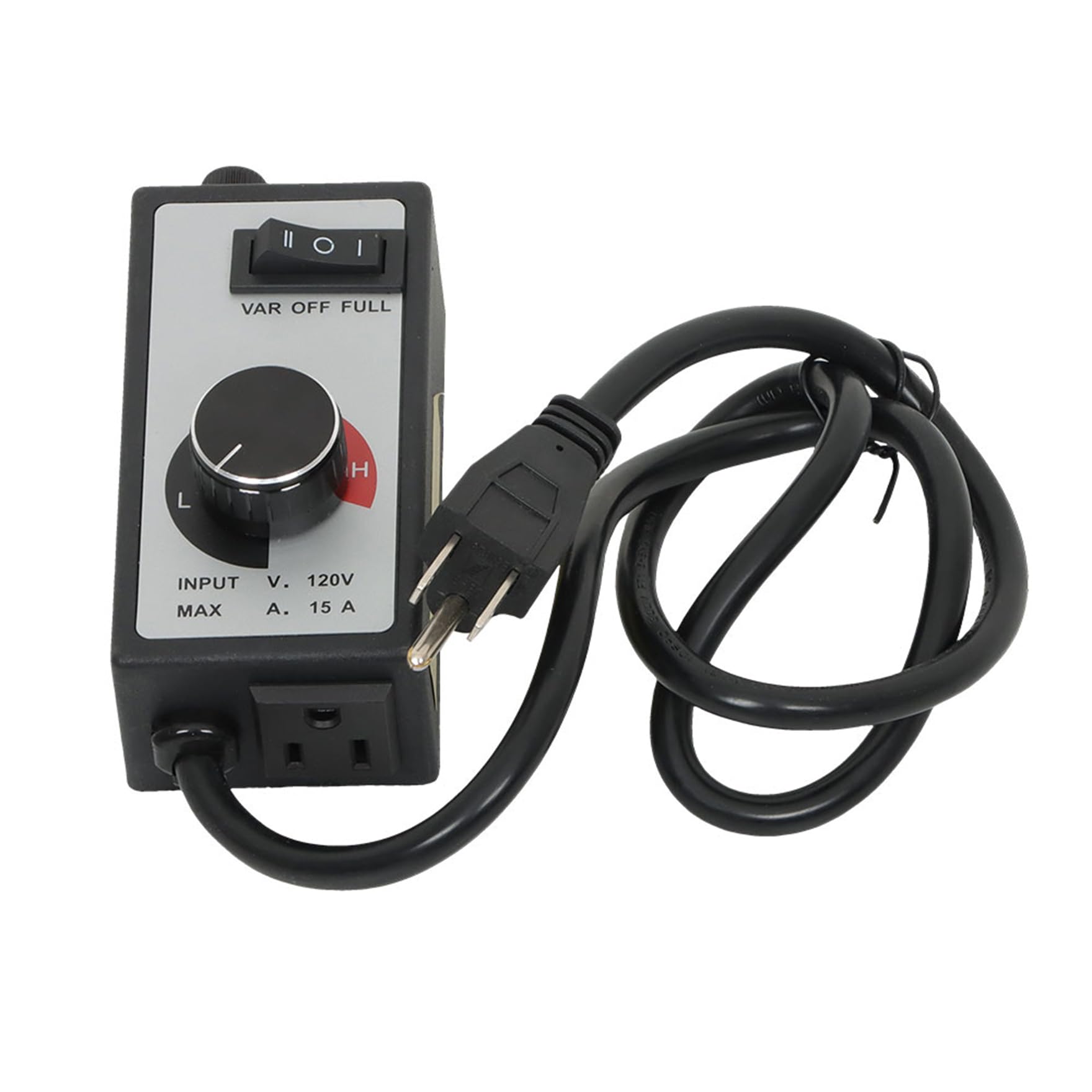 Fan Speed Controller 12 V Universal AC Speed Controller For Router, Fan \u0026  Electric Motors - 120V, 15A Max, Variable Rheostat Dial Motor Speed  Controller, image size:1760x1760