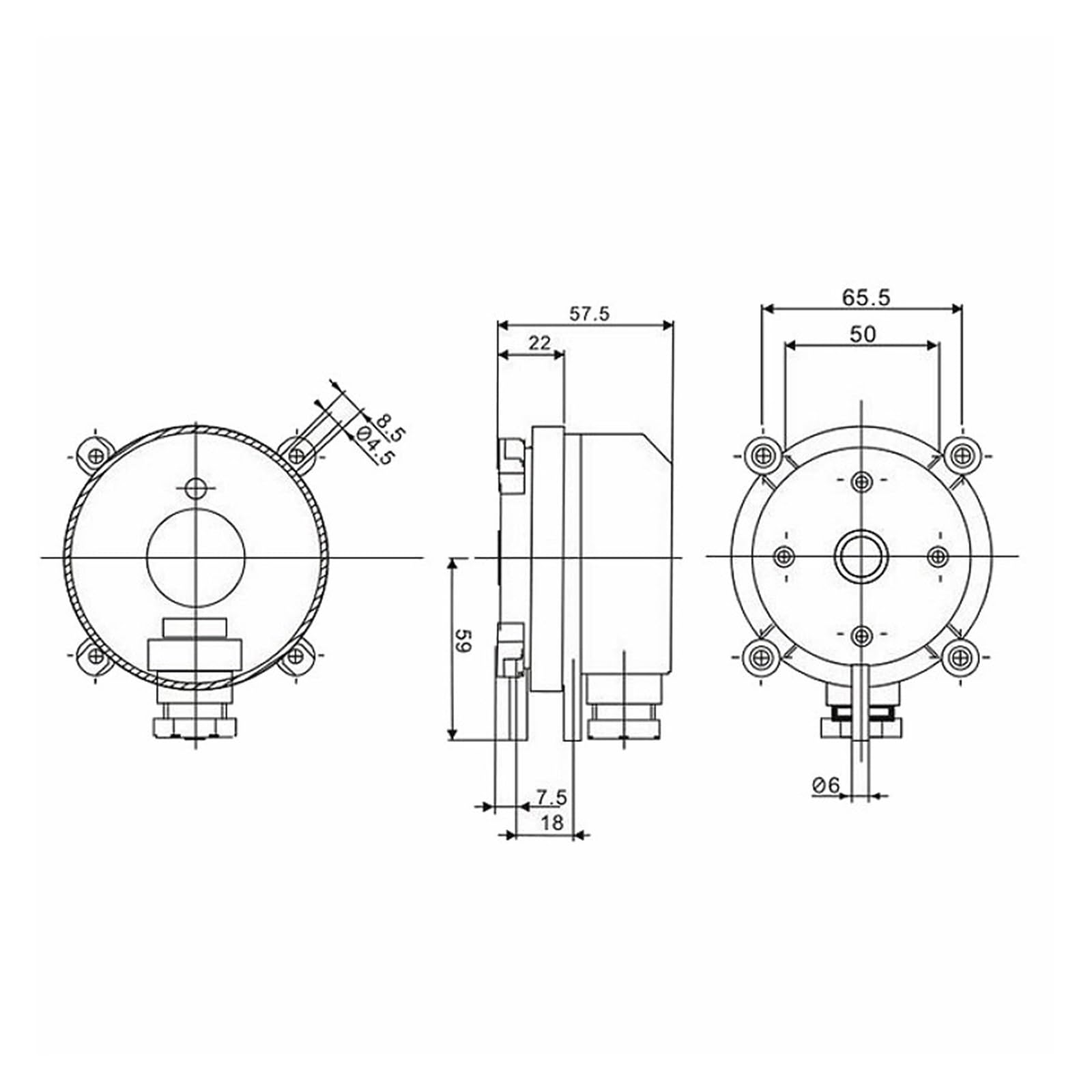 SSIMOO Einstellbarer Mikro-Druckluftschalter, Luftdifferenzdruckschalter, Gas-Luftstrom-Druckschalter, 20–200 Pa, 30–300 Pa, 50–500 Pa Kindly (Size : 50-500Pa)