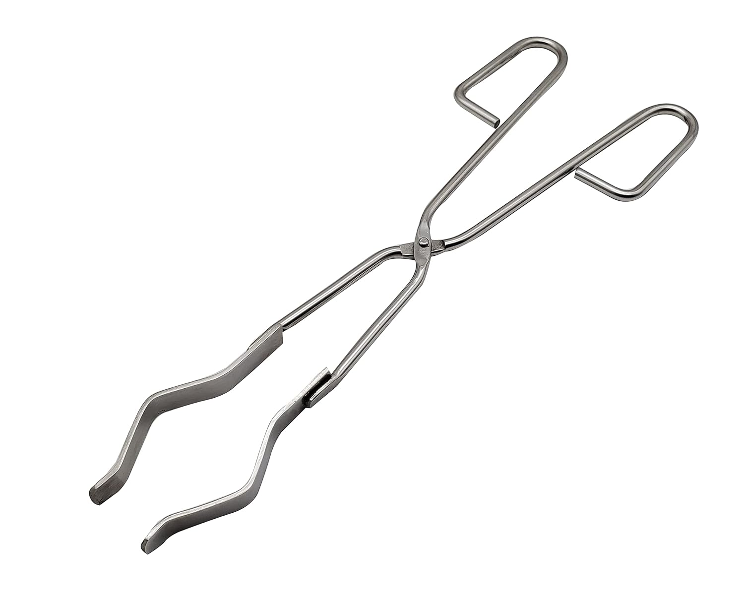 Stainless Steel Flask, Beaker Tongs (12" Long) with Cork Lined Jaws by