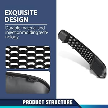 Amazon.com: PIT66 Front Lower Grille & Chrome Bumper Grill