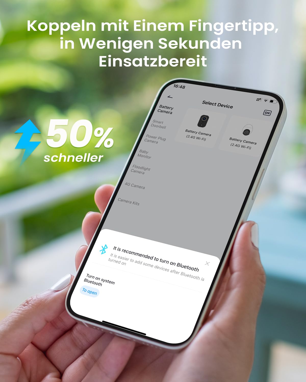 ieGeek 2K/3MP Überwachungskamera Aussen Solar: Kamera mit Akku, 2.4GHz WLAN | 360° PTZ Kamera Überwachung Aussen, Einfache Installation, PIR Bewegungsmelder, Farb-Nachtsicht, 2-Wege-Audio, IP65, S5