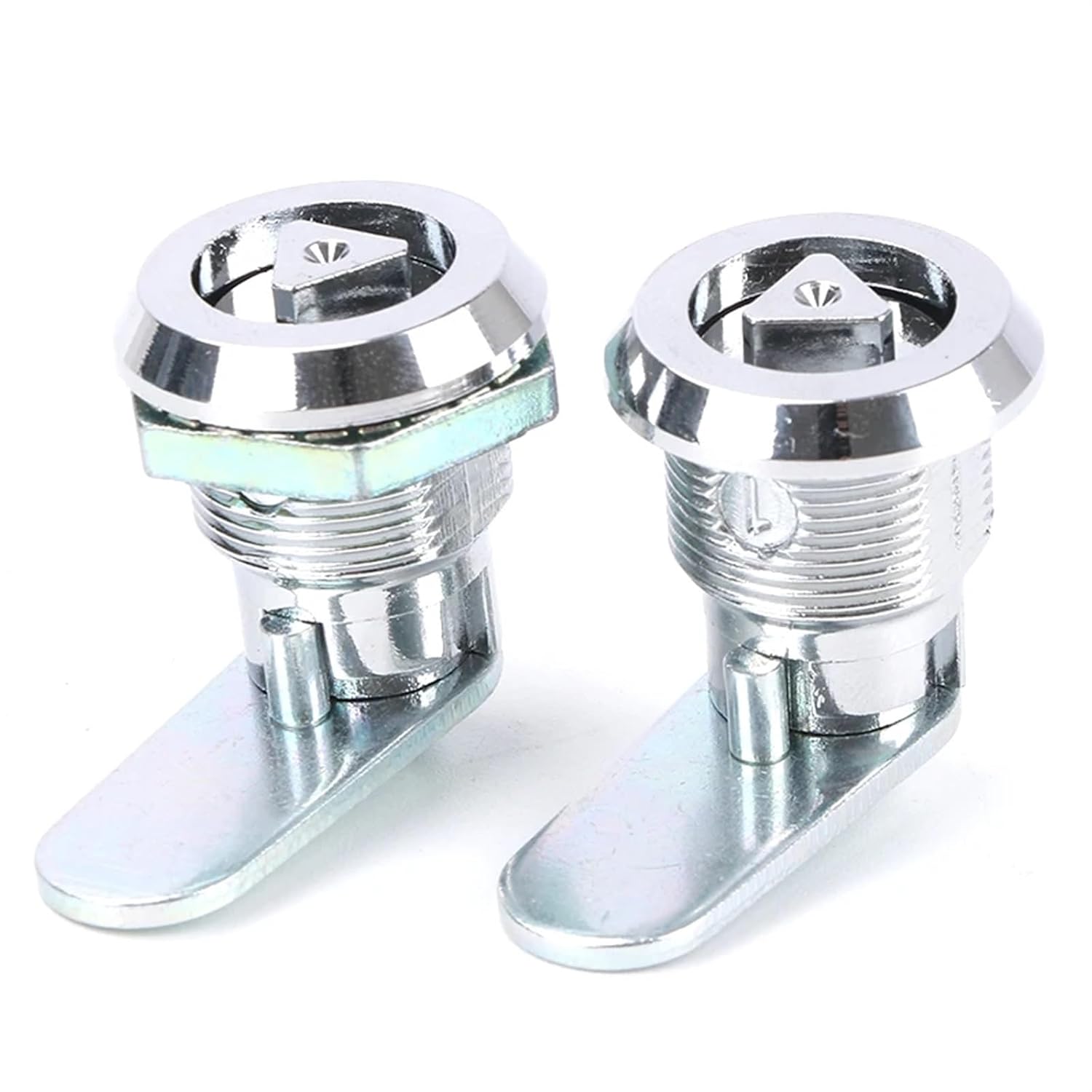 5Sets Zinc Alloy Triangular Electrial Cabinet with Key Distribution Box Cabinet Tongue Locks Cam Lock(5Sets-no Key-zinc)