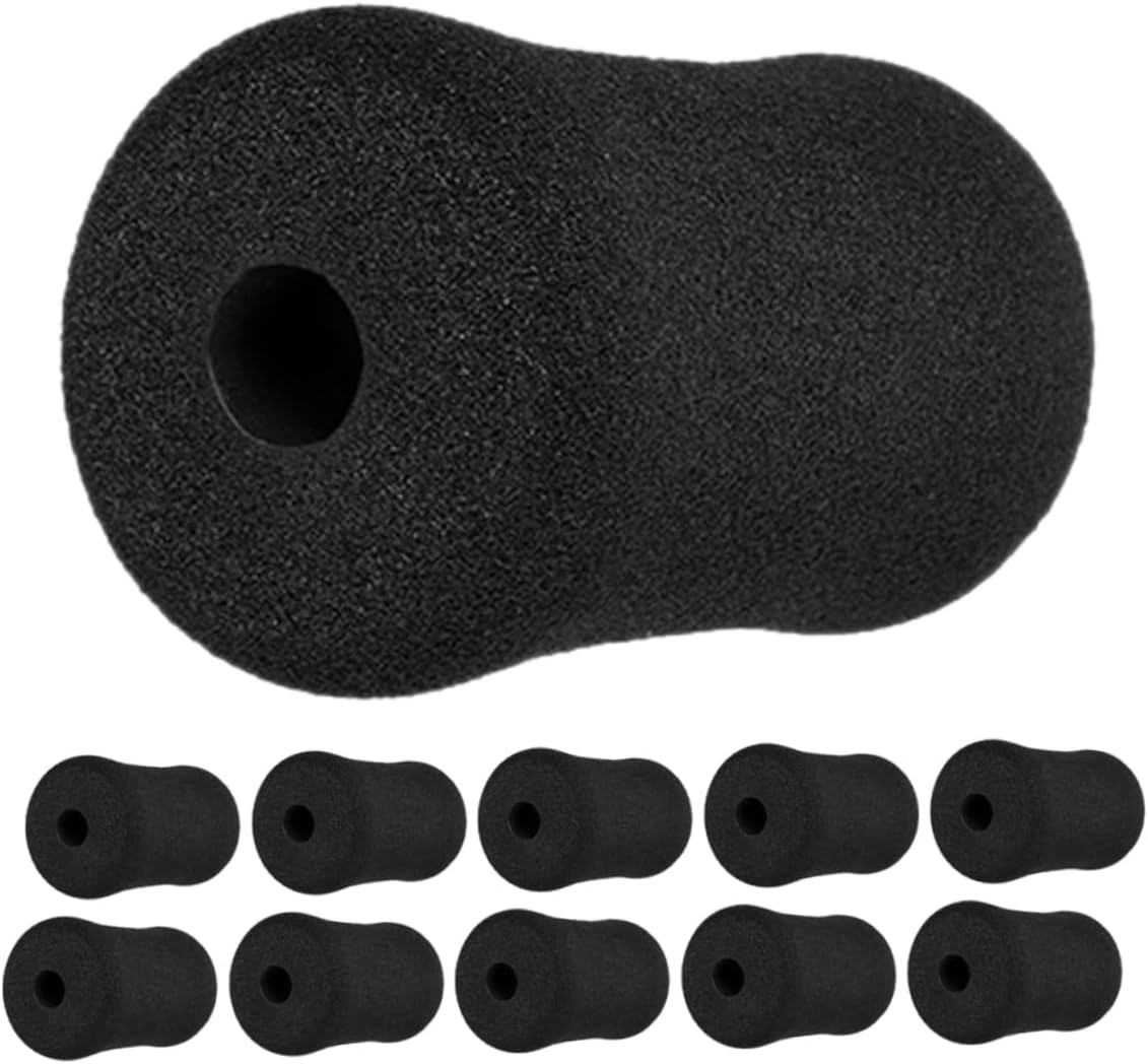 BESPORTBLE 12pcs Gym Equipment Replacement Pads for Exercise Rollers and Leg Machines Sleeves for Weightlifting Benches Secure Fit and Cushioned Support
