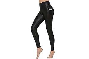 HARTPOR Women's Faux Leather Leggings: Elevate Your Style with Coated Comfort