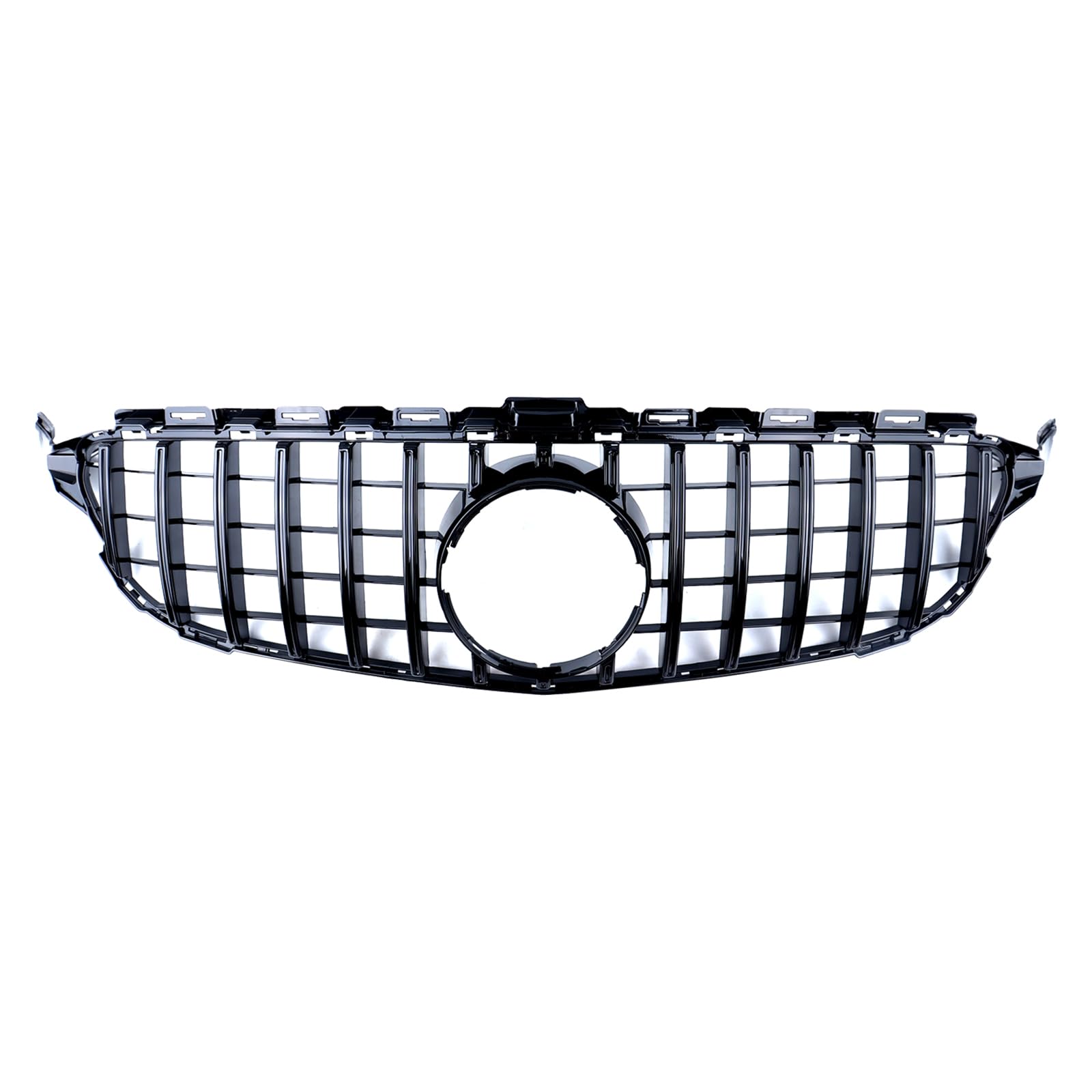 W205 Kühlergrill für Mercedes C-class W205 S205 2014 2015 2016 2017 2018 Sport Schwarz glänzend grill