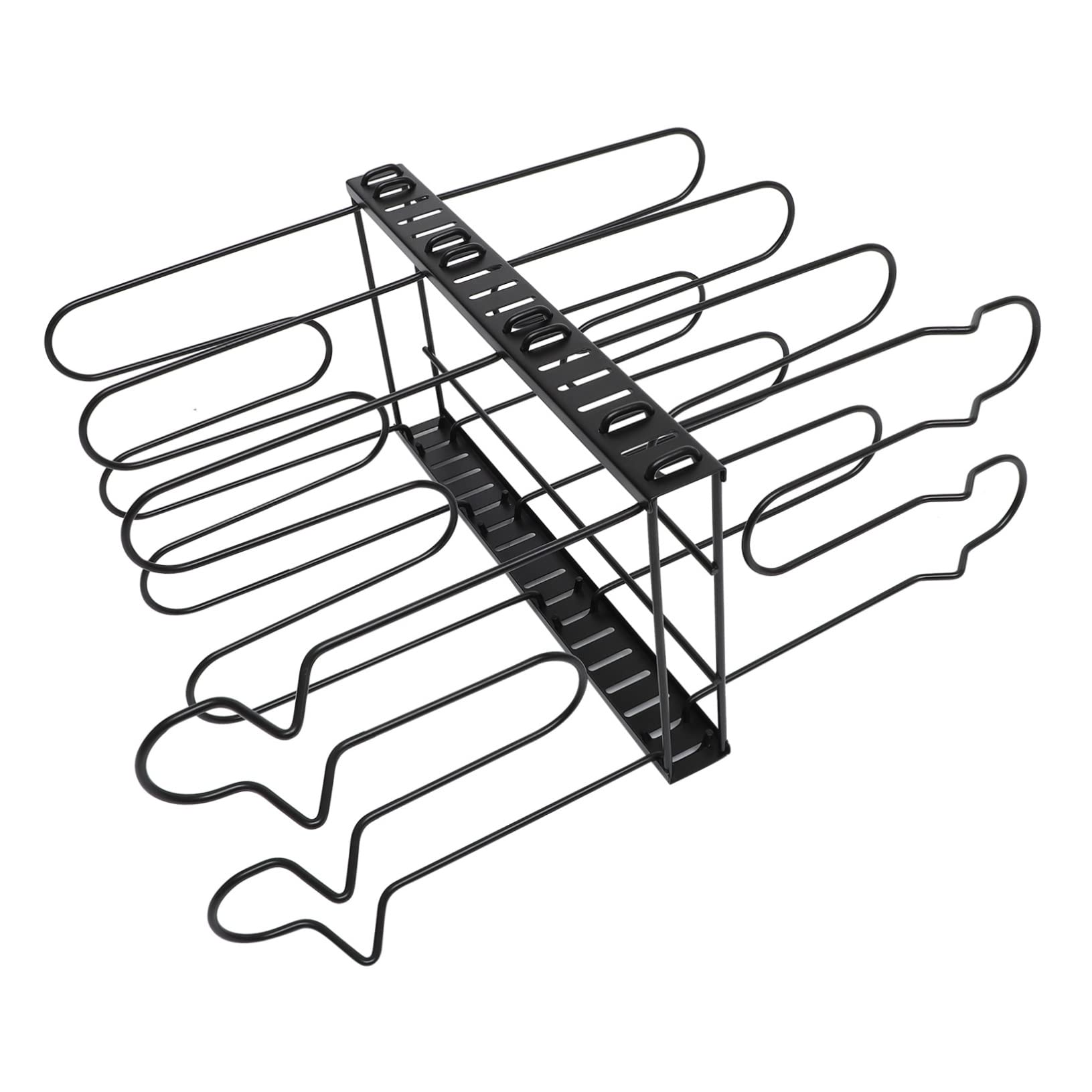 Mikinona Soporte para Tapa de Olla de 8 Niveles de Hierro, 1 Juego | Rejilla para Tapar Ollas, Multifunción de Cocina, para Cuchara y Espátula, Uso Doméstico y Restaurante