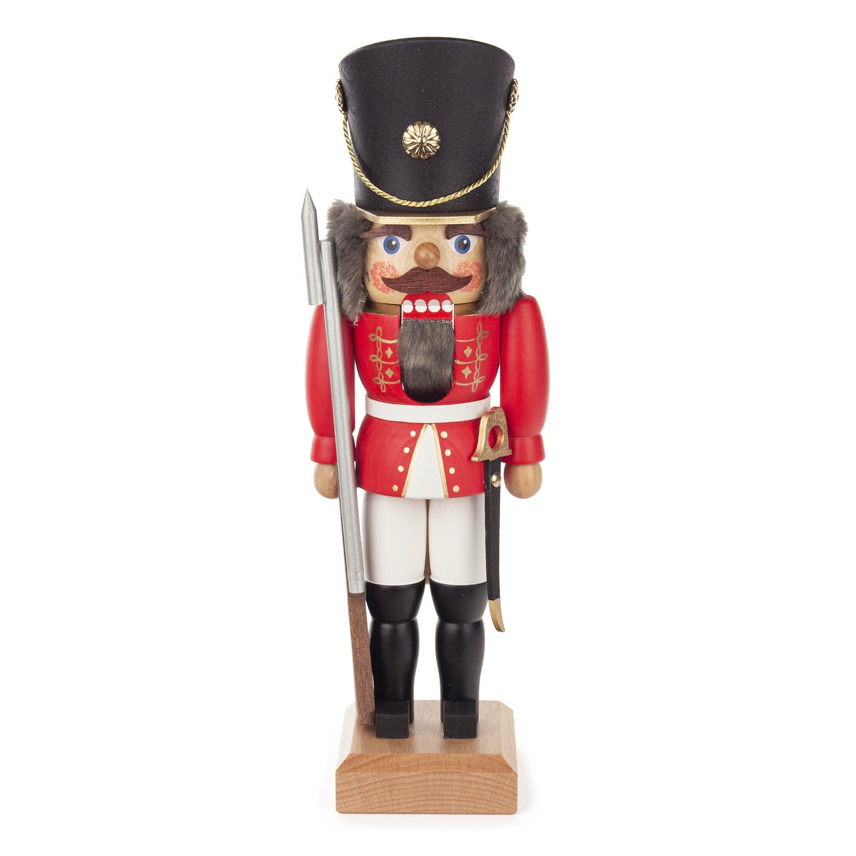 Casse-noisette soldat rouge en bois figurine de Noël à offrir