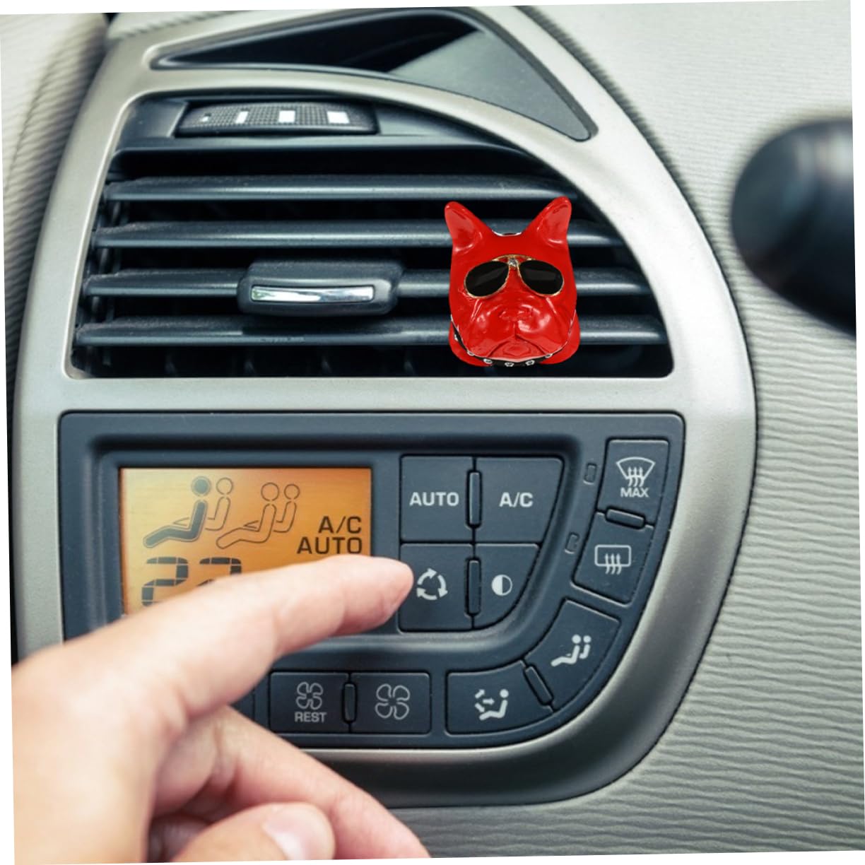 ibasenice 2pezzi Diffusore Per Auto Con Clip Ventilazione Decorazione Interna Compatta Materiale Aromatico Per Donne e Regali Speciali