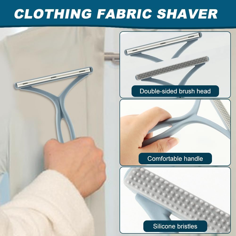 Steamer Hanger Stand with Adjustable Height, Portable Steamer Rack with Handheld Ironing Board＆Hair Remover for Steaming Clothes for Homes Clothing Stores & Hotels