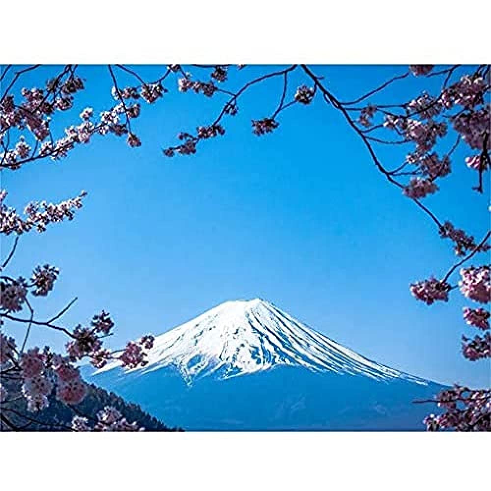 Ying Cherry Blossom Mount Fuji Japan Canvas Wall Art Print