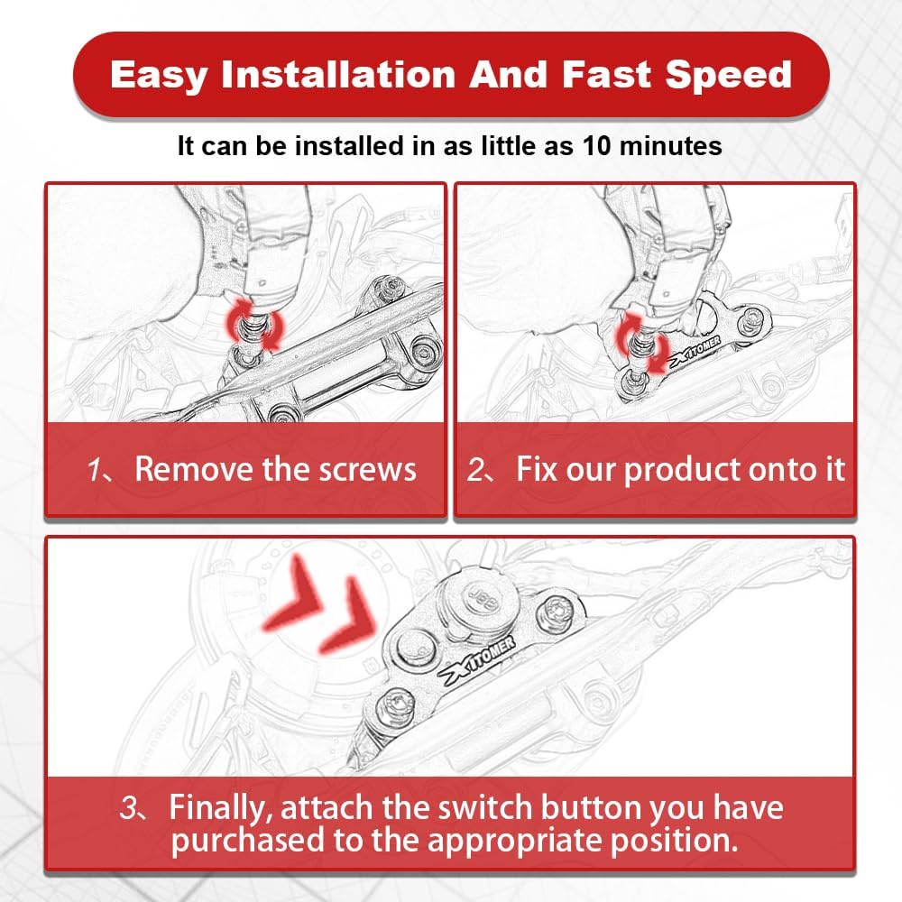 xitomer Motorcycle Auxiliary Dash Panel Fit for Tenere 700 / DR650S/SE / XR150L / CRF250L / NT1100/DCT / XL750 Transalp/Africa Twin 1100 / CRF1100 / CB1300 / CB1100 Auxiliary Dash Shelves