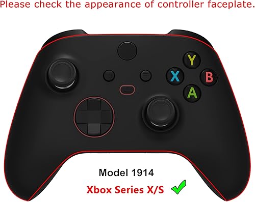 Miniatura 2 de eXtremeRate Custom Shell for Xbox Series X & S Controller, Blue Nebula Replacement Cover Front Housing Cover for Xbox Core Controller Wireless