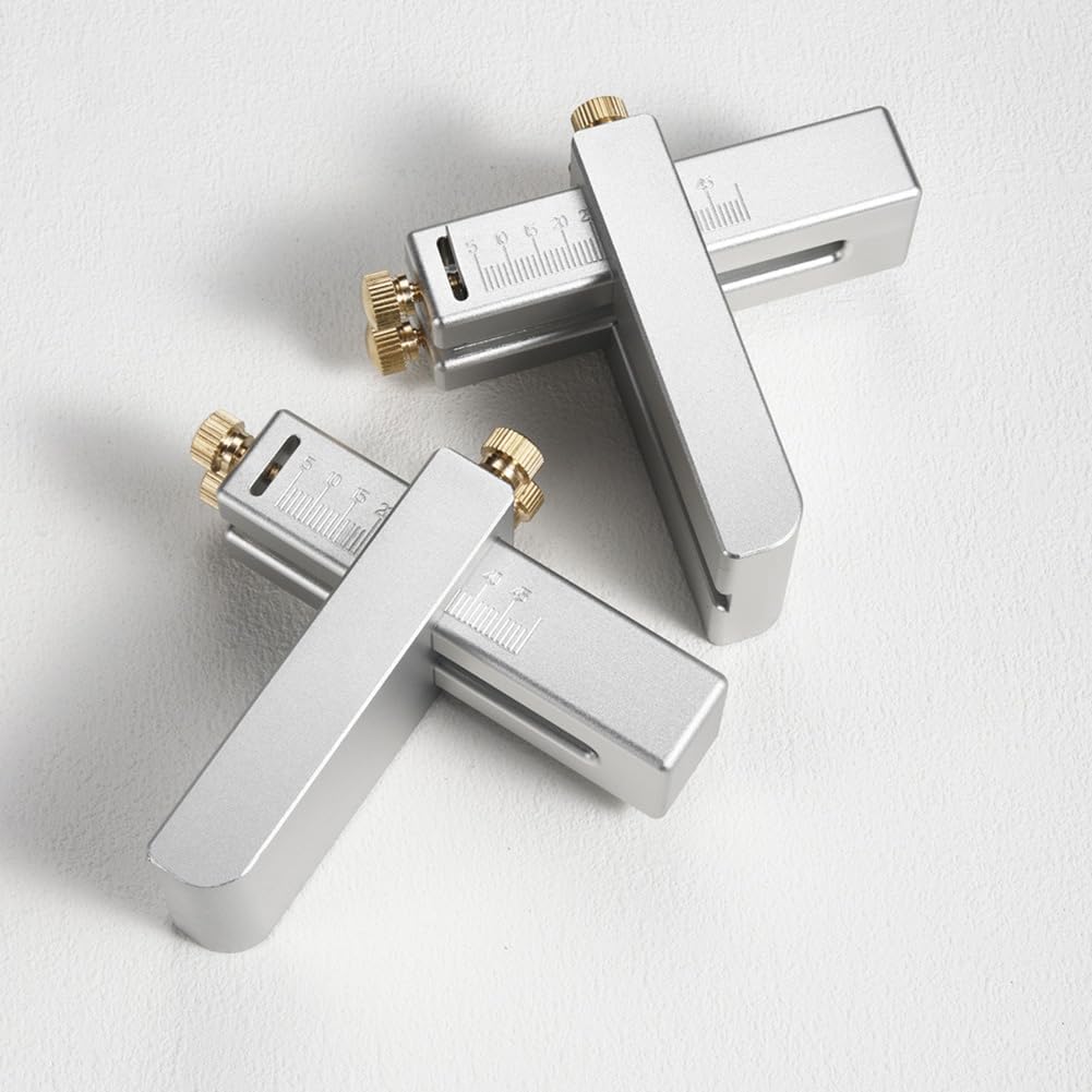 SiiRo Leather Strap Cutter, Aluminium Alloy Leather Strip Cutting Machine, Adjustable Manual Leather Belt Cutter Tool for DIY Leathercraft