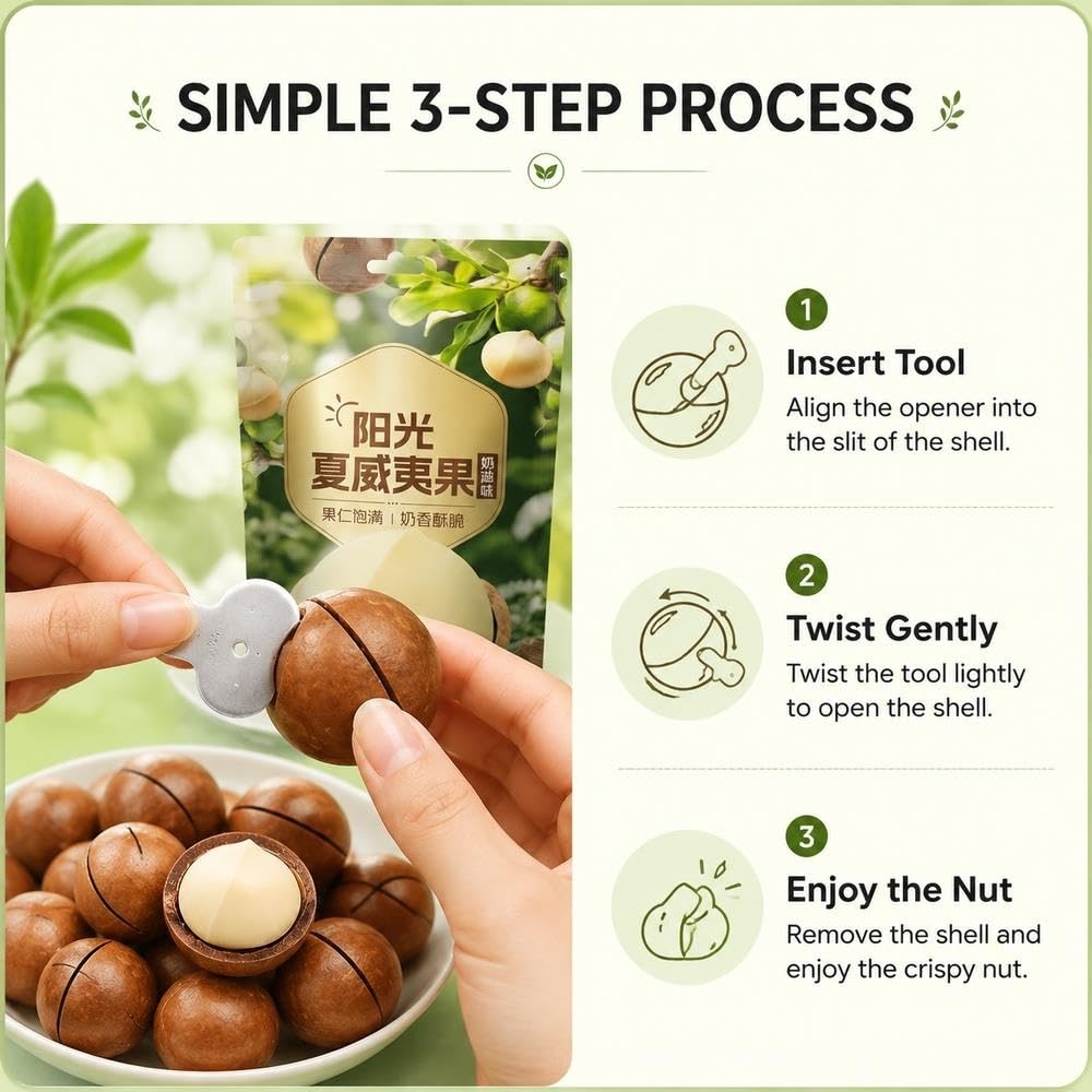 Macadamia cremose 100 g x2 con sacchetti apri