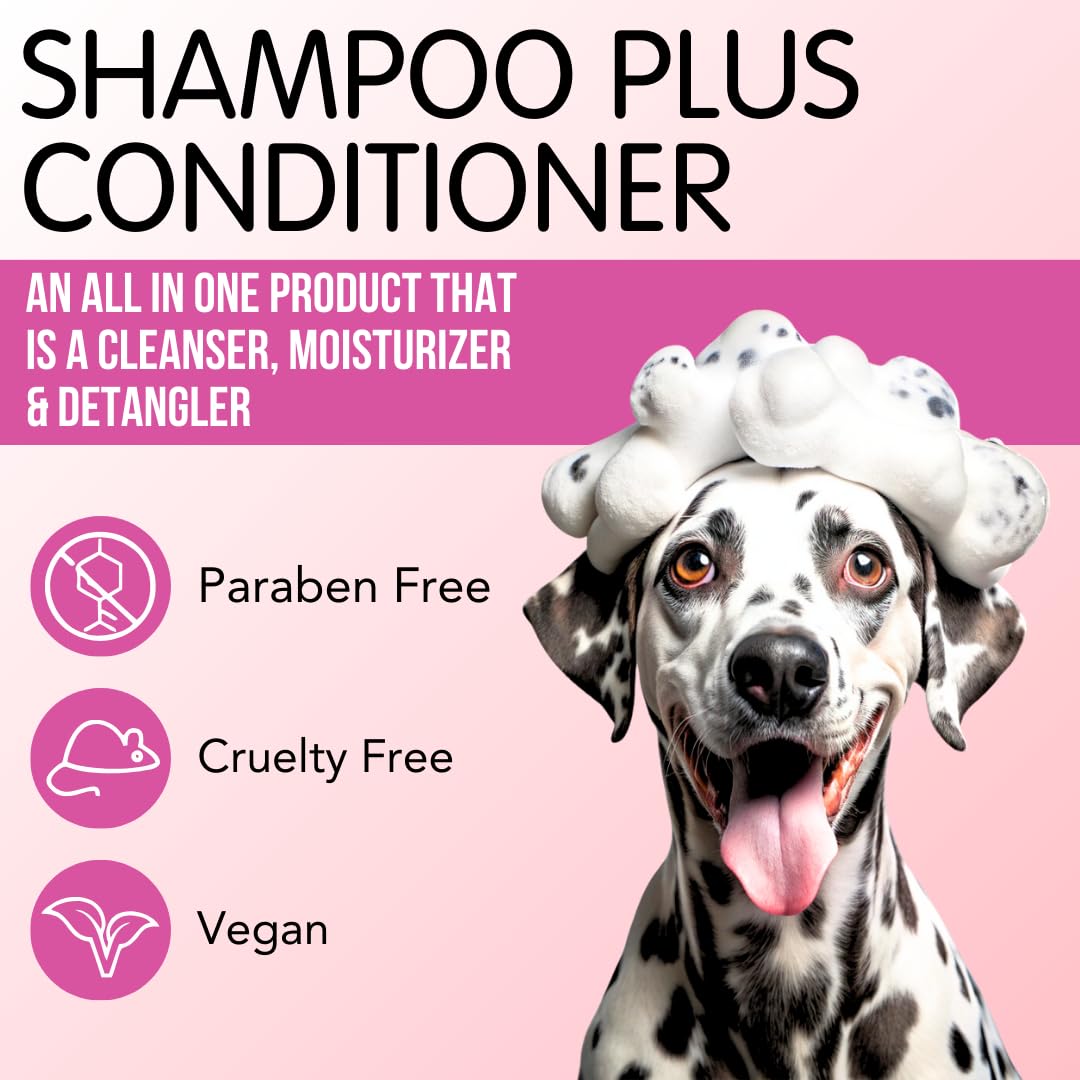 Humane & Hound PawLish Professional Salon Series Dog Shampoo with Conditioner for Short Coat Dogs - 500 ML 1