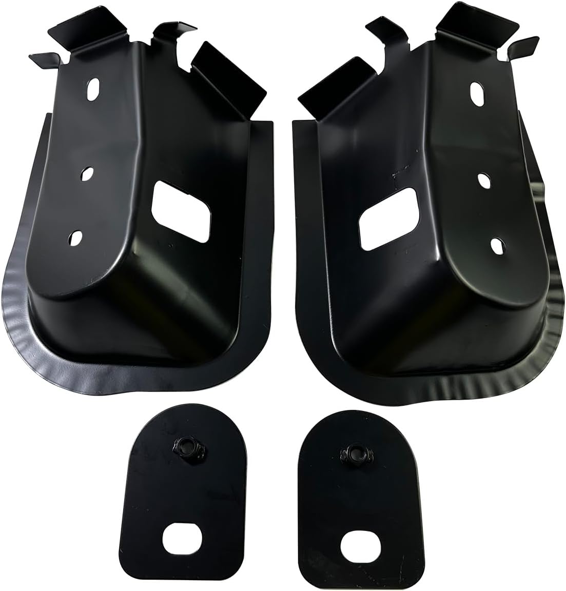 Pair Front Die Stamped Cab Mounts w/Nutplates Compatible with 1994-2002 Dodge Ram 1500 2500 3500 Pickup Part# 55274927, 55274926, 55274927AB